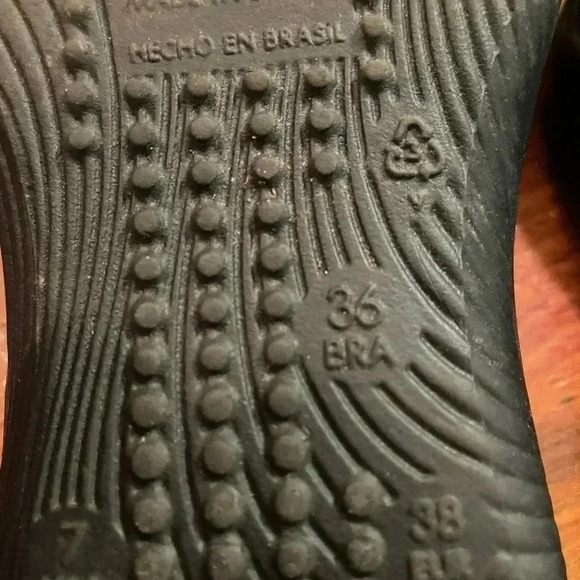 Rider Pink & Black Thong Sandal Size 36/6 - Picture 10 of 10